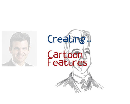 drawing people as cartoons