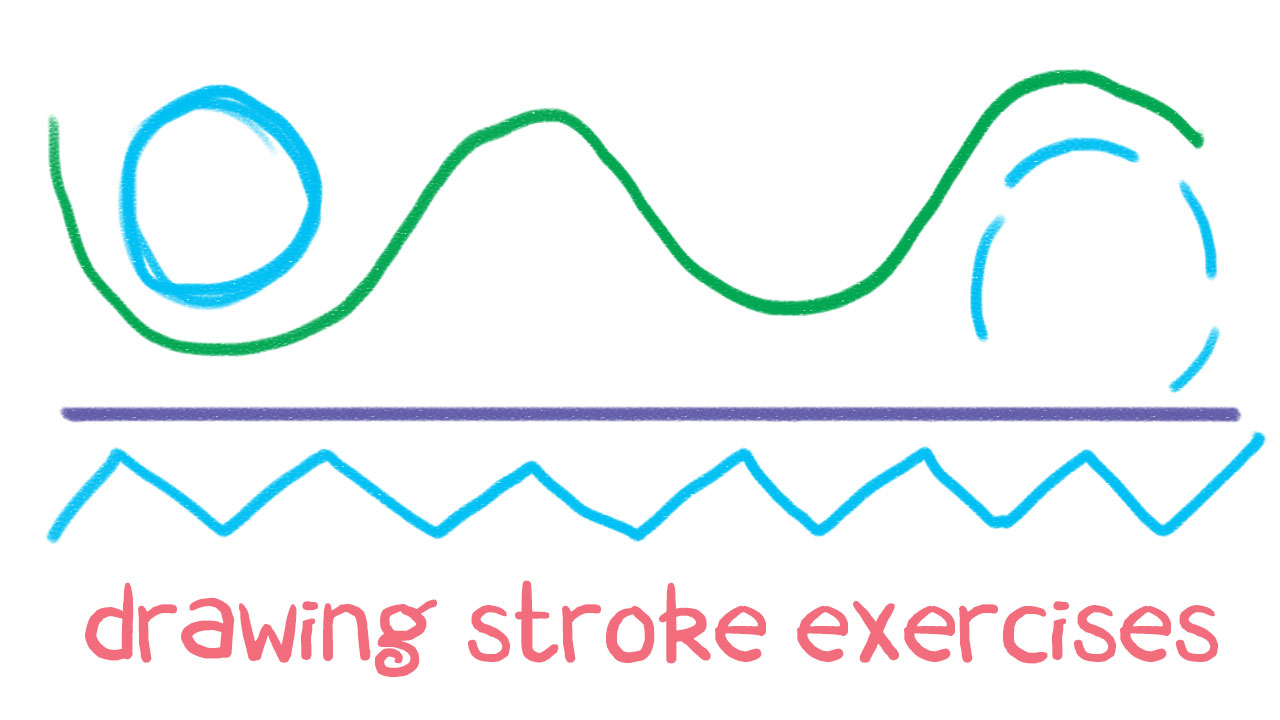 drawing stroke exercises