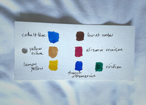 fast colour in procreate analogue watercolour palette
