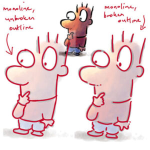 cartoon watercolouring fast colour in procreate